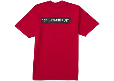 Supreme streetwear Supreme 4 Life Tee Red