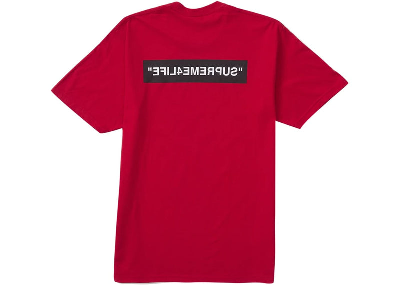 Supreme streetwear Supreme 4 Life Tee Red