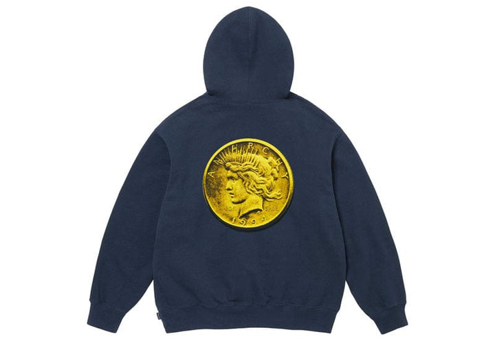 Supreme Anarchy Hooded Sweatshirt Navy – Court Order
