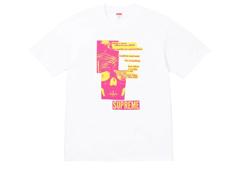 Supreme streetwear Supreme Anatomy Tee White