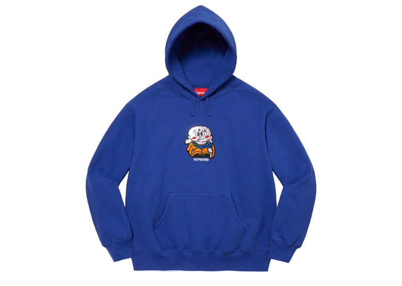 Supreme streetwear Supreme AOI Buddha Hooded Sweatshirt Royal