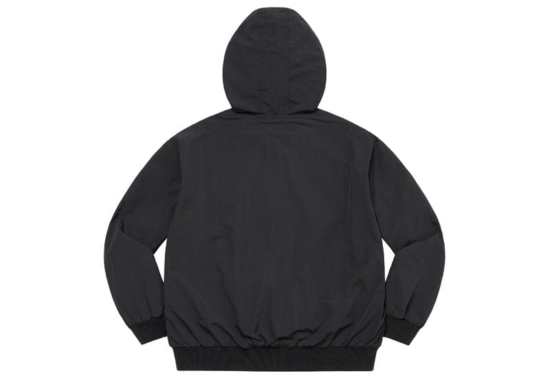 Supreme Appliqué Hooded Track Jacket Black – Court Order