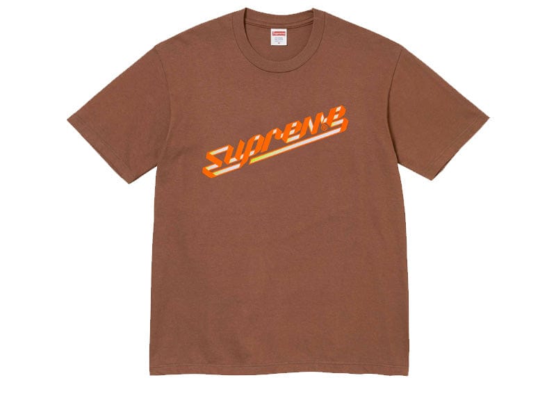 Supreme streetwear Supreme Banner Tee (FW23) Brown