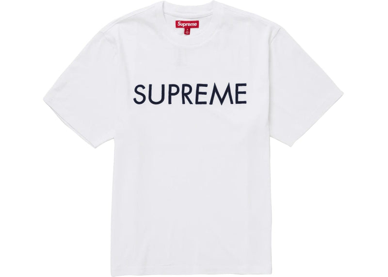 Supreme streetwear Supreme Capital S/S Top White