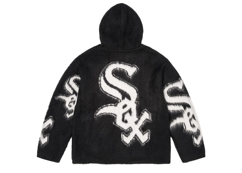 Supreme Chicago White Sox Zip Up Hooded Sweater Black – Court Order