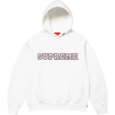 Supreme streetwear Supreme Collegiate Acronym Hooded Sweatshirt White