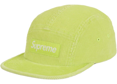 Supreme streetwear Supreme Corduroy Camp Cap (SS25) Neon Yellow