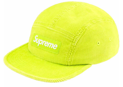 Supreme streetwear Supreme Corduroy Camp Cap (SS25) Neon Yellow