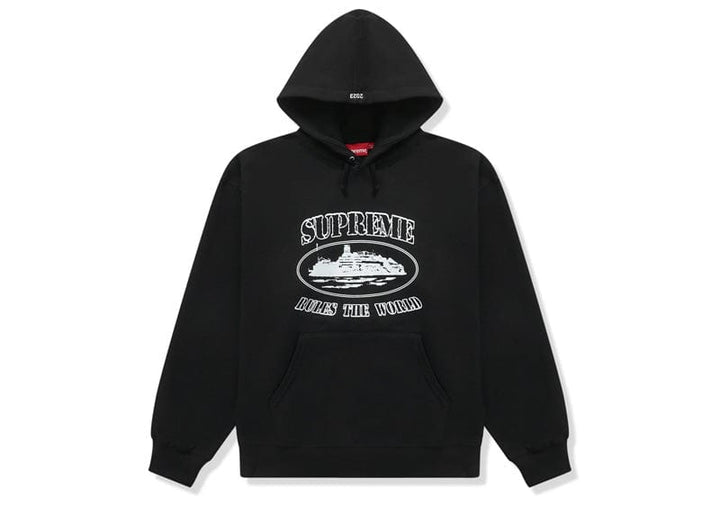 Supreme Corteiz Rules The World Hoodie Black – Court Order