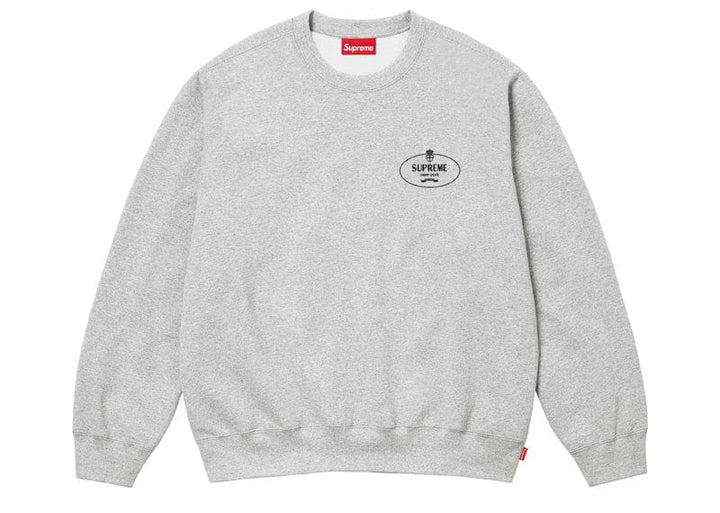 Supreme Crest Crewneck (FW24) Ash Grey – Court Order