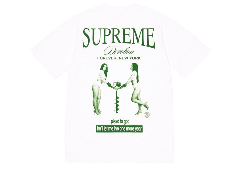 Supreme streetwear Supreme Devotion Tee White
