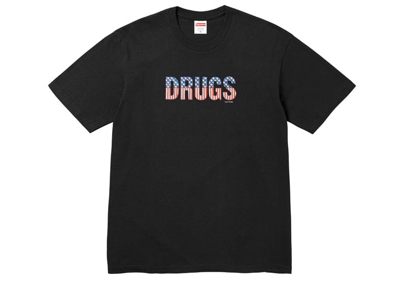 Supreme streetwear Supreme Drugs Tee Black