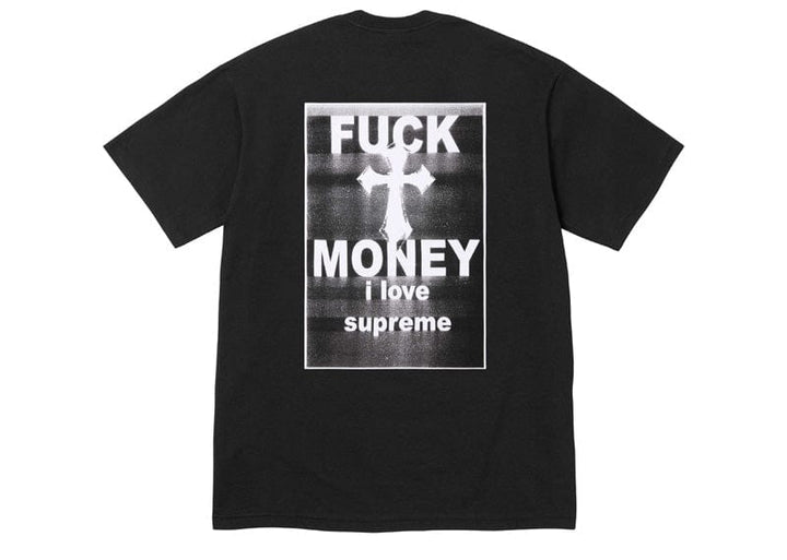 Supreme Fuck Money Tee Black – Court Order