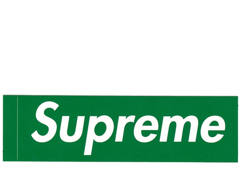 Supreme Accessories Supreme FW24 Box Logo Sticker - Green