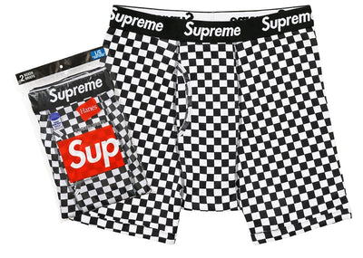 Supreme streetwear Supreme Hanes Boxer Briefs (2 Pack) Checkered