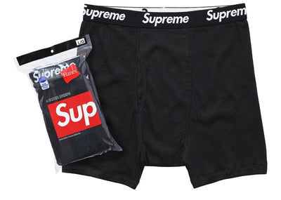Supreme Streetwear Supreme Hanes Boxer Briefs (Single) Black