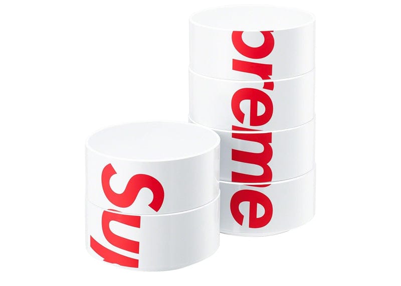 Supreme Accessories Supreme Heller Bowls (Set of 6) White