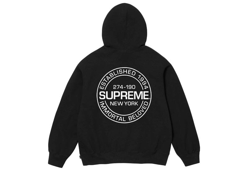 Supreme streetwear Supreme Immortal Hooded Sweatshirt Black