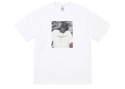 Supreme streetwear Supreme Jordan Biggie S/S Top White