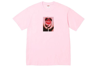 Supreme streetwear Supreme Lollipop Tee Light Pink