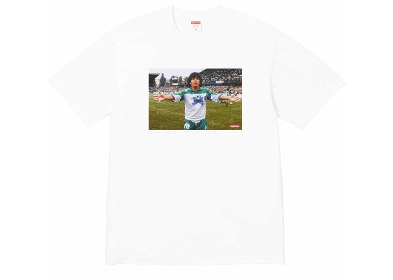 Supreme streetwear Supreme Maradona Tee White