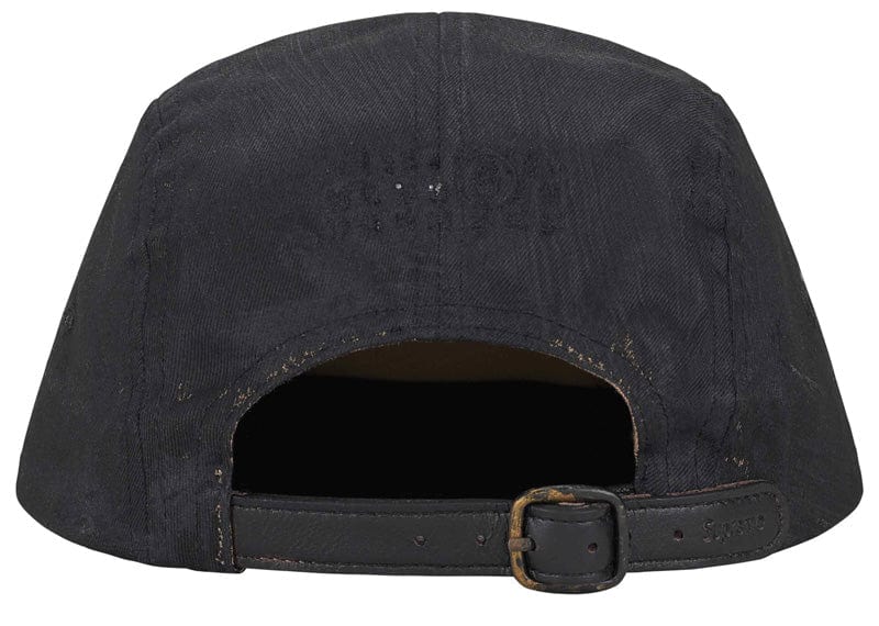 Supreme x MM6 Painted CAMP cap “ black” 衝撃特価 - 帽子