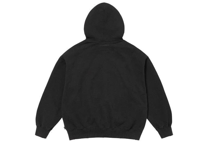 Supreme MM6 Maison Margiela Zip Up Hooded Sweatshirt Black – Court