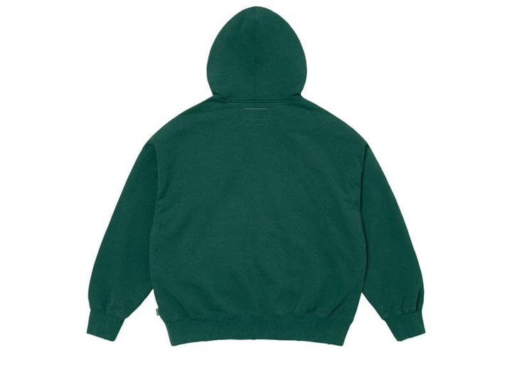 Supreme MM6 Maison Margiela Zip Up Hooded Sweatshirt Dark Green