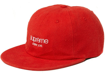 Supreme streetwear Supreme Napped Canvas Classic Logo 6-Panel Red