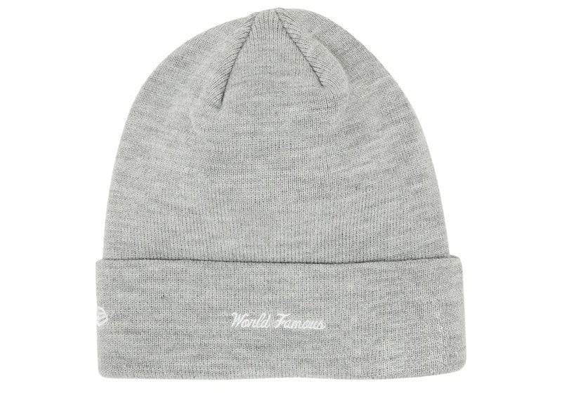 Supreme streetwear Supreme New Era Box Logo Beanie (FW22) Heather Grey