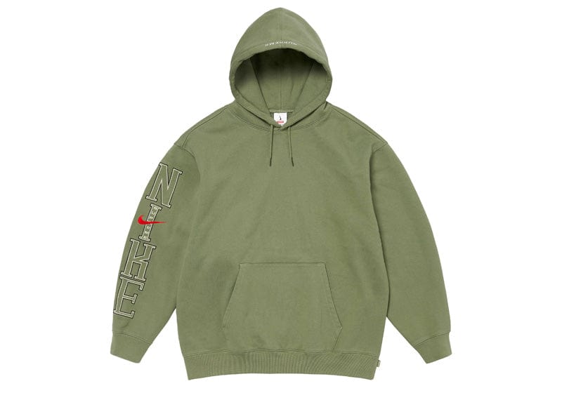 Supreme streetwear Supreme Nike Hooded Sweatshirt Olive