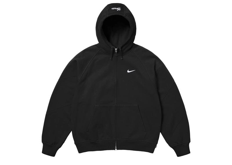 Supreme streetwear Supreme Nike Zip Up Hooded Sweatshirt Black