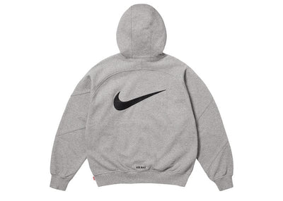 Supreme streetwear Supreme Nike Zip Up Hooded Sweatshirt Heather Grey