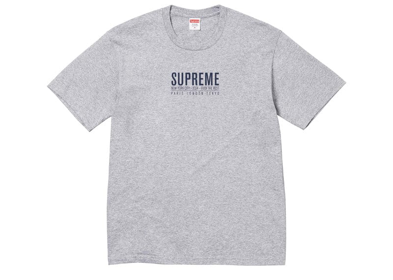 Supreme streetwear Supreme Paris Tee Heather Grey