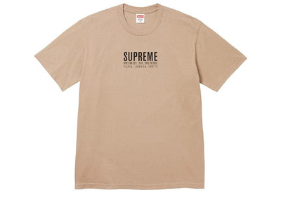 Supreme streetwear Supreme Paris Tee Khaki