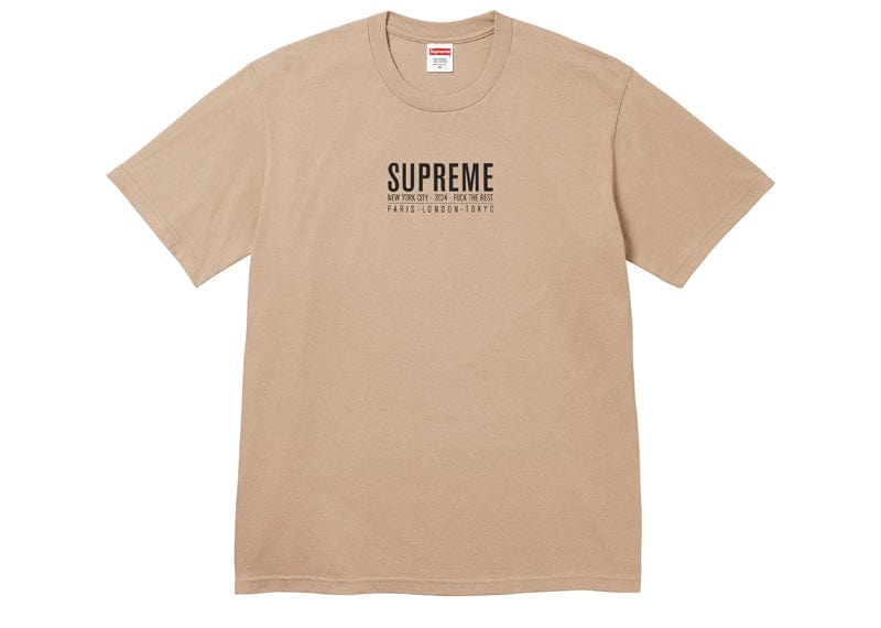 Supreme streetwear Supreme Paris Tee Khaki