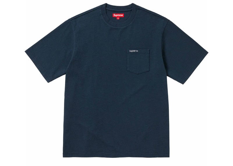 Supreme streetwear Supreme S/S Pocket Tee (FW23) Navy