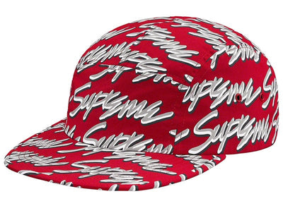 Supreme Streetwear Supreme Signature Script Logo Camp Cap Red