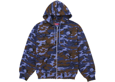 Supreme streetwear Supreme Small Box Zip Up Hooded Sweatshirt (SS25) Blue Camo