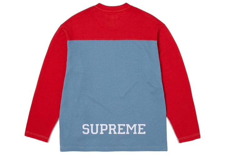 Supreme Split L/S Football Top Heather Grey – Court Order