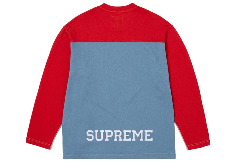 Supreme Split L/S Football Top Heather Grey – Court Order