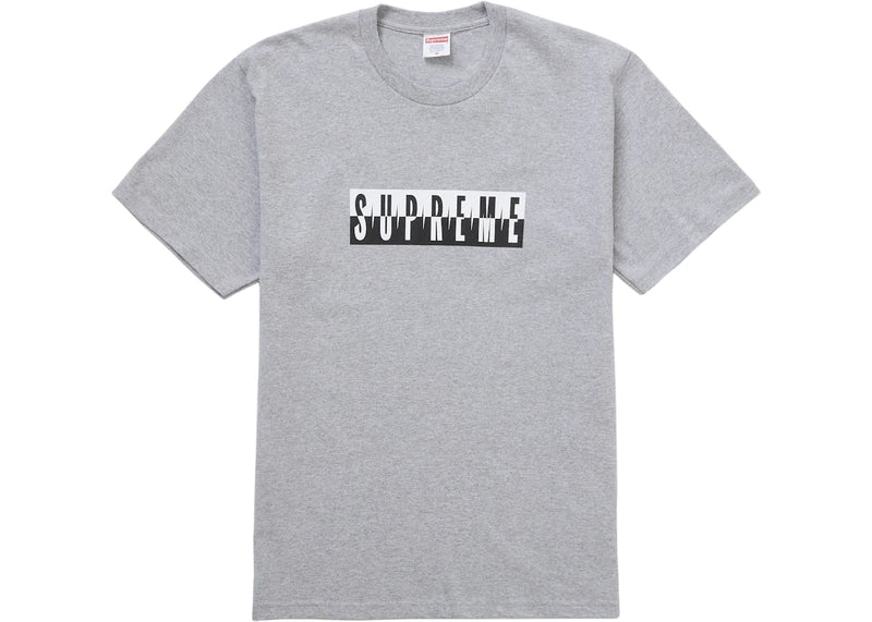 Supreme streetwear Supreme Split Tee (FW25) Heather Grey