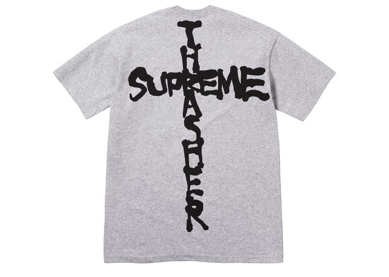Supreme Thrasher Cross Tee Heather Grey – Court Order Supreme Thrasher Cross Tee Heather Grey – Court Order