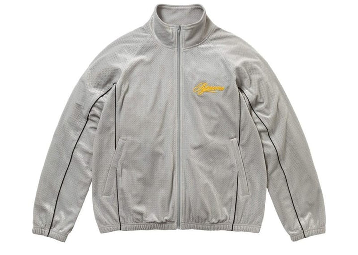 Supreme Velour Mesh Track Jacket Silver – Court Order
