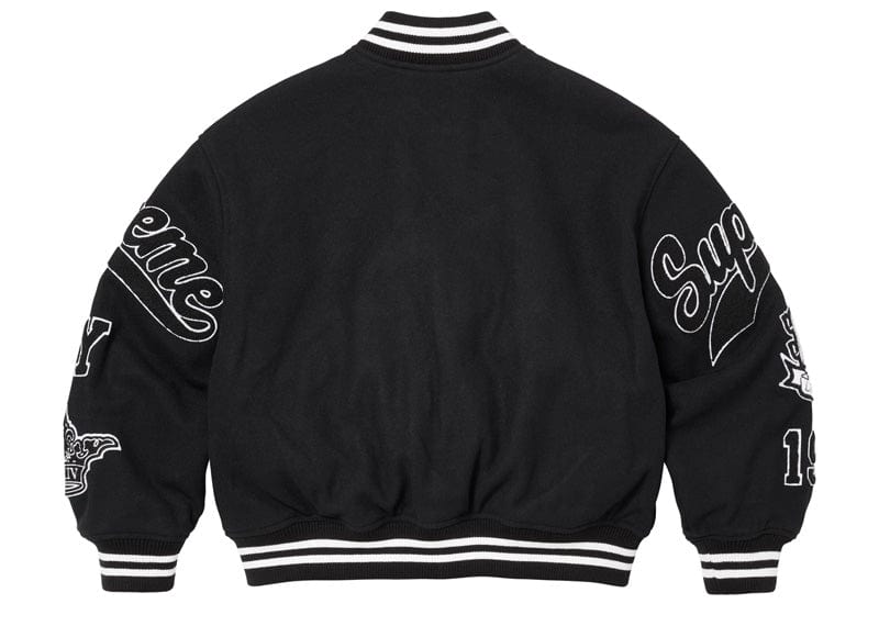ジャケット・アウター Supreme Veritas Varsity Jacket Black XL Supreme Veritas Varsity Jacket Black – Court Order