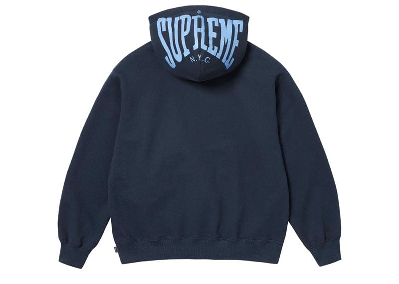 Supreme streetwear Supreme Warm Up Hooded Sweatshirt (SS24) Navy