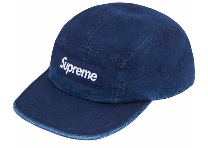 Supreme Washed Chino Twill Camp Cap Indigo – Court Order