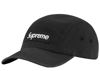 Supreme streetwear Supreme Washed Chino Twill Camp Cap (SS23) Black