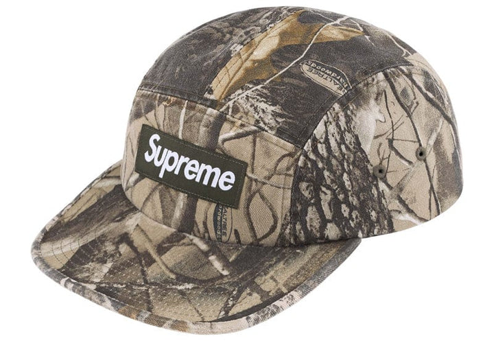 Supreme Washed Chino Twill Camp Cap (SS25) Realtree Hardwoods Camo