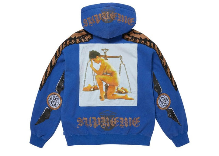 Supreme Wings Zip Up Hooded Sweatshirt (FW25) Royal – Court Order